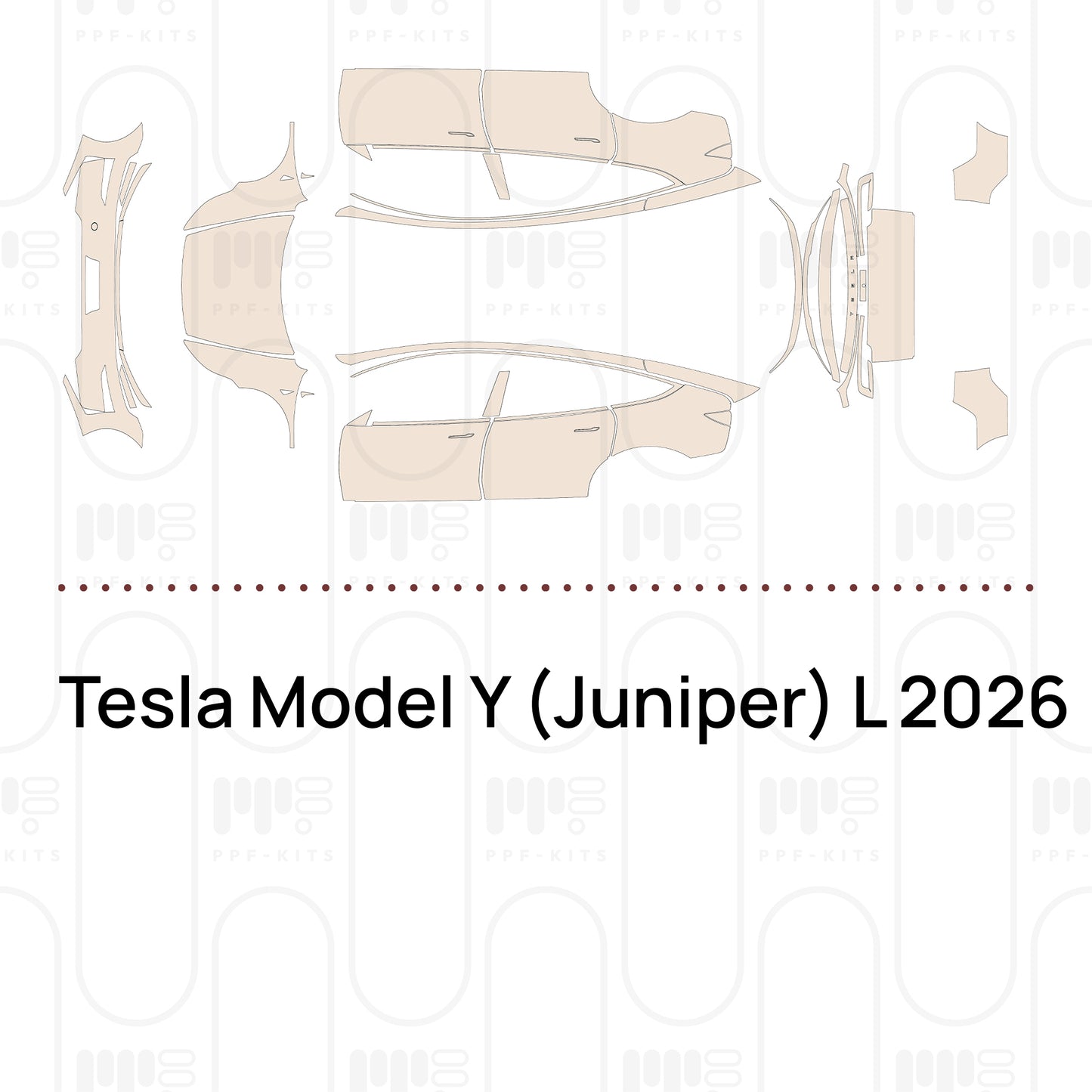 PPF precortado Tesla Model Y (Juniper) L 2026