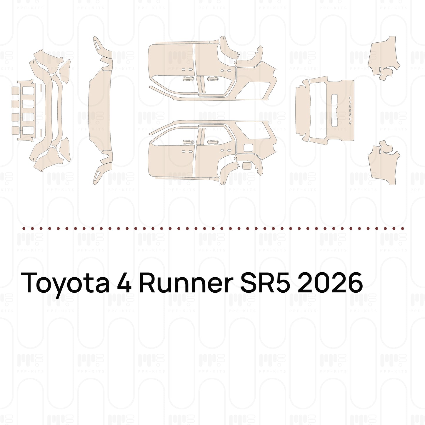 Pre-Cut PPF Toyota 4 Runner SR5 2026