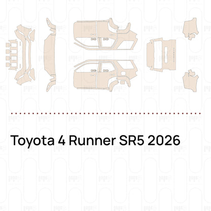 Pre-Cut PPF Toyota 4 Runner SR5 2026