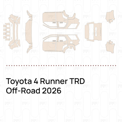 Pre-Cut PPF Toyota 4 Runner TRD Off-Road 2026