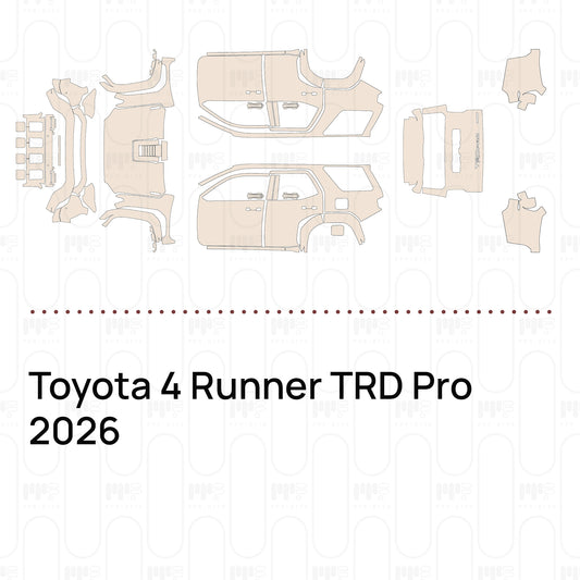Pre-Cut PPF Toyota 4 Runner TRD Pro 2026