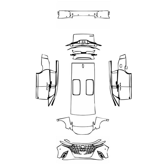 Pre-Cut PPF Toyota Alphard 2024 - PPF-Kits