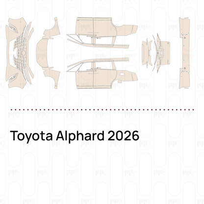 PPF precortado Toyota Alphard 2026