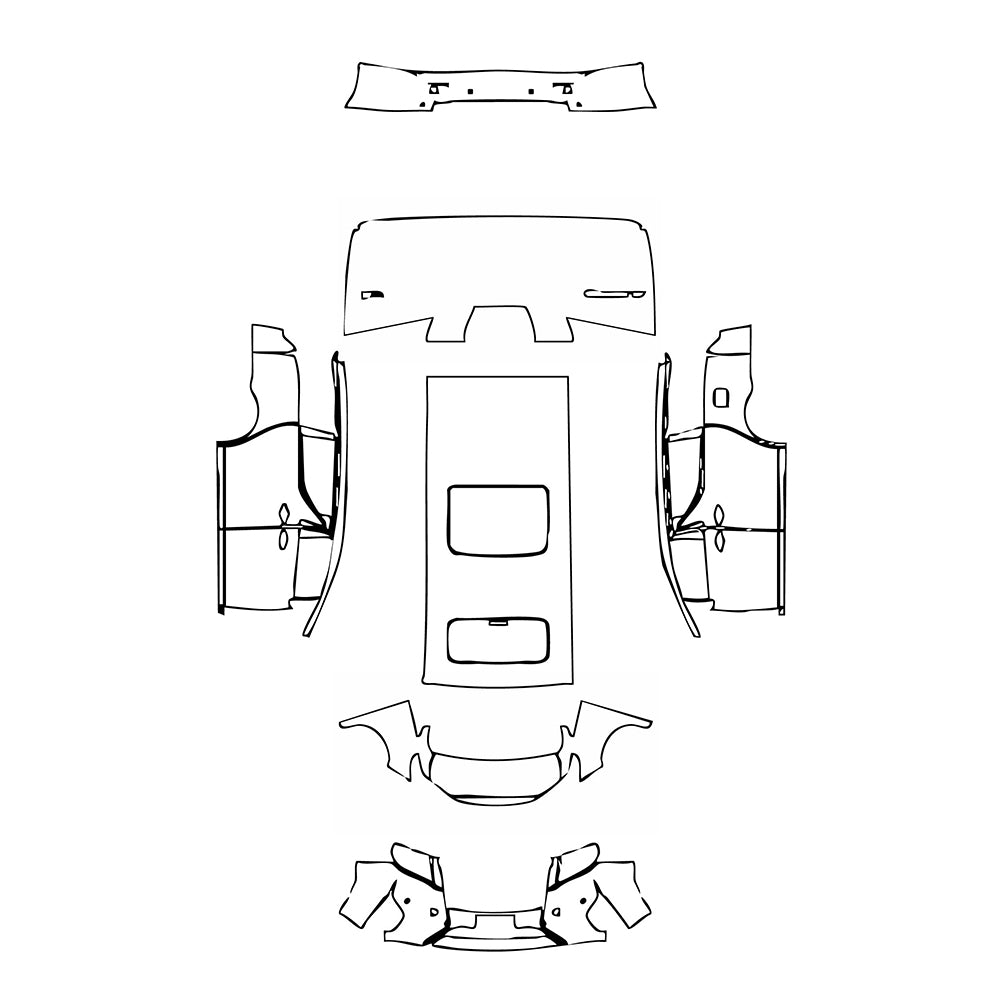 Pre-Cut PPF Toyota Alphard ALPHARD 2017 - PPF-Kits