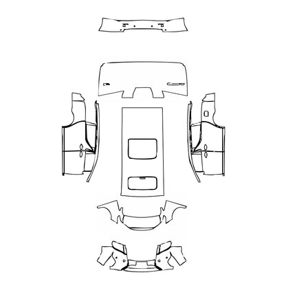 Pre-Cut PPF Toyota Alphard ALPHARD 2017 - PPF-Kits