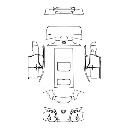 Pre-Cut PPF Toyota Alphard ALPHARD 2020 - PPF-Kits
