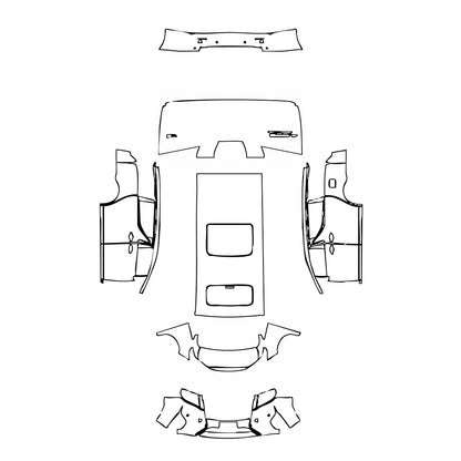 Pre-Cut PPF Toyota Alphard ALPHARD Executive Lounge 2015 - PPF-Kits