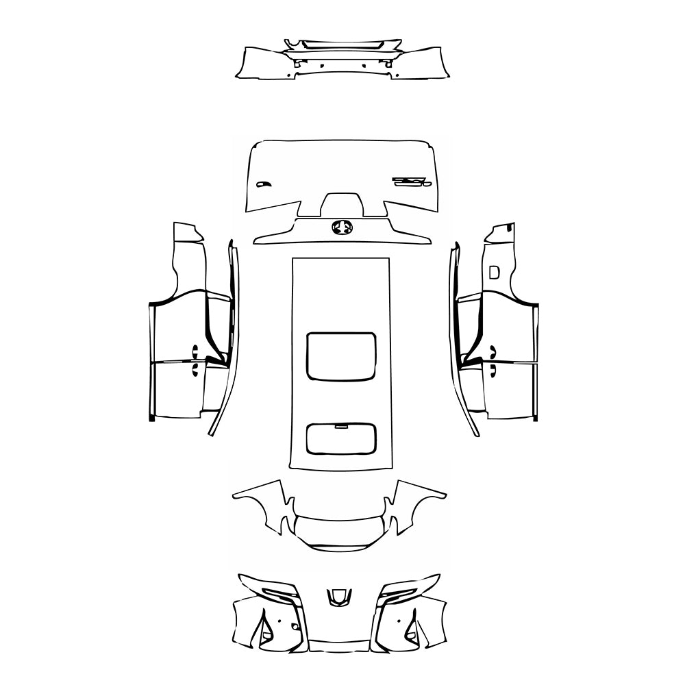 Pre-Cut PPF Toyota Alphard ALPHARD Executive Lounge 2021 - PPF-Kits