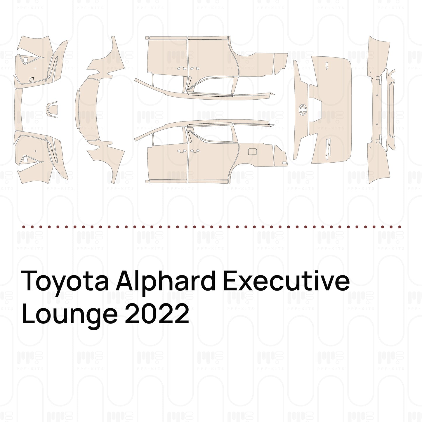 PPF precortado Toyota Alphard Executive Lounge 2022