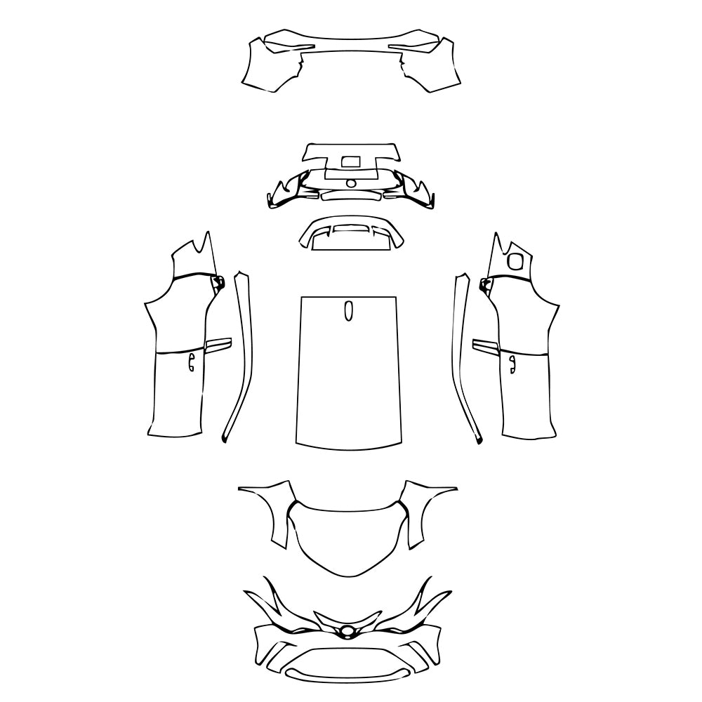 Pre-Cut PPF Toyota C-HR 2021 - PPF-Kits