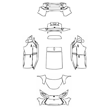Pre-Cut PPF Toyota C-HR PHEV (EU) 2024 - PPF-Kits