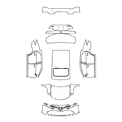 Pre-Cut PPF Toyota Camry (CN) Luxury 2018 - PPF-Kits