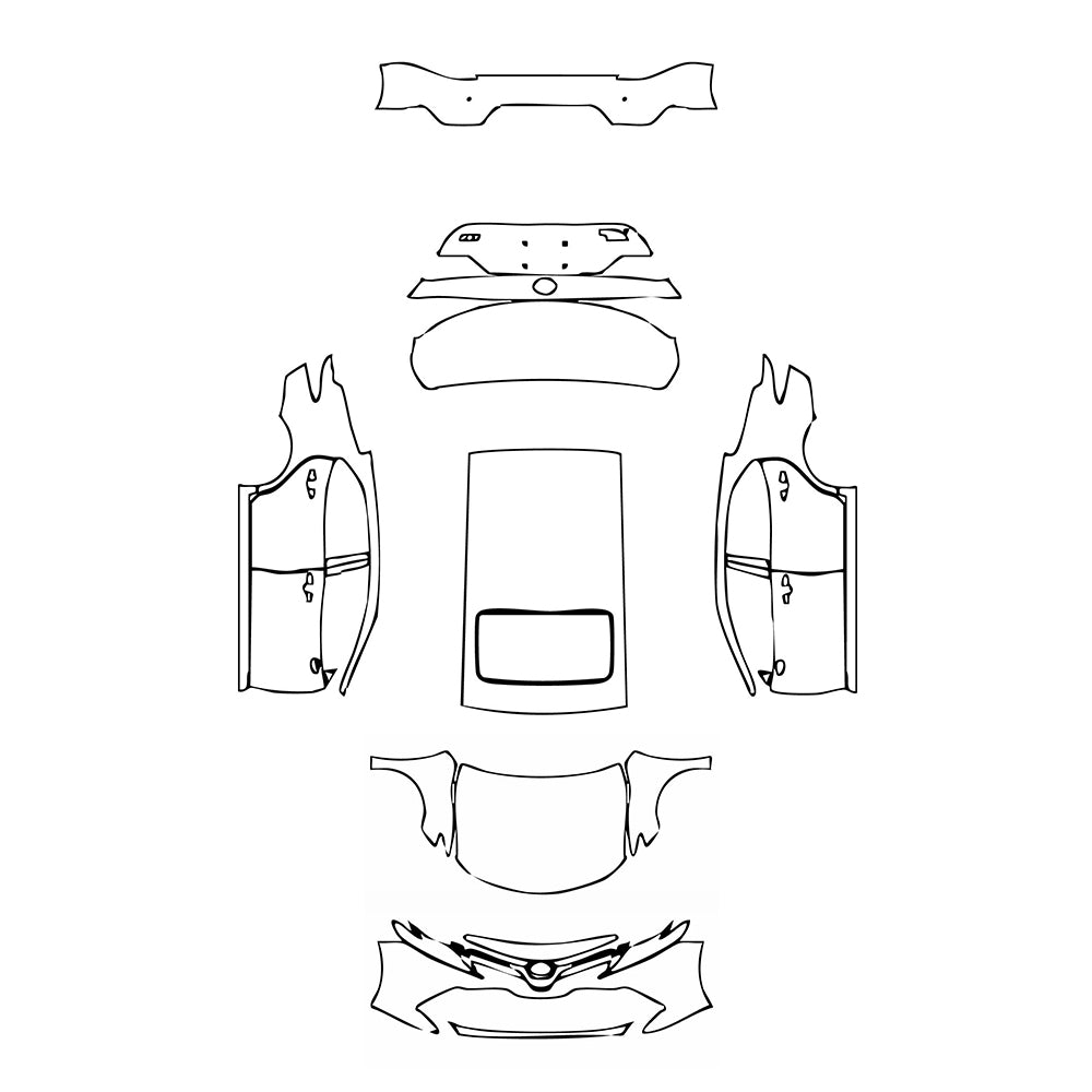 Pre-Cut PPF Toyota Camry (CN) Luxury 2019 - PPF-Kits