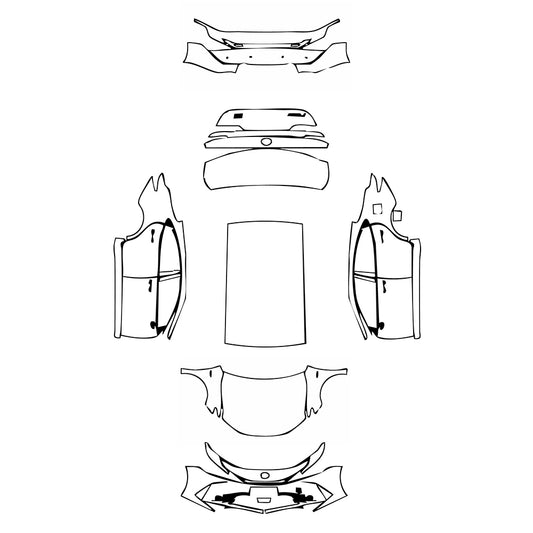 Pre-Cut PPF Toyota Camry (CN) Luxury 2025 - PPF-Kits