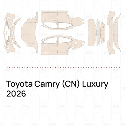 PPF precortado Toyota Camry (CN) Luxury 2026