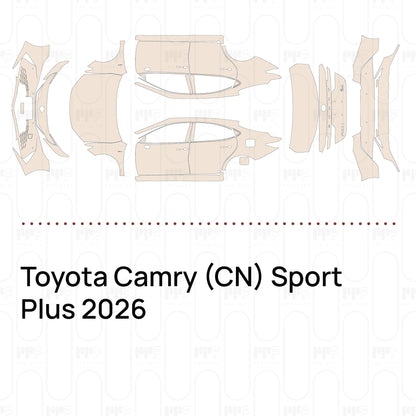 Pre-Cut PPF Toyota Camry (CN) Sport Plus 2026