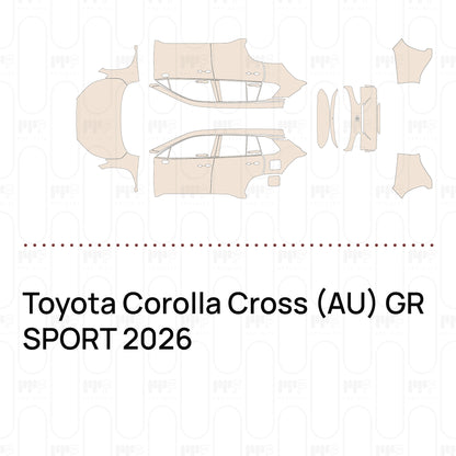 PPF precortado Toyota Corolla Cross (AU) GR SPORT 2026