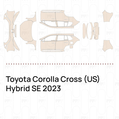 PPF precortado Toyota Corolla Cross (US) Hybrid SE 2023