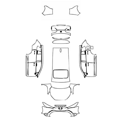 Pre-Cut PPF Toyota Corolla Cross (US) Hybrid SE 2024 - PPF-Kits