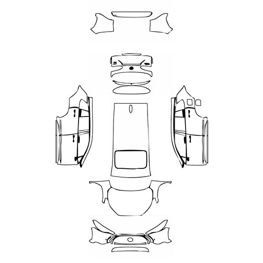 Pre-Cut PPF Toyota Corolla Cross (US) XLE 2023 - PPF-Kits