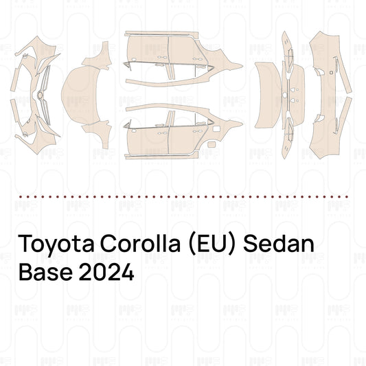 Pre-Cut PPF Toyota Corolla (EU) Sedan Base 2024