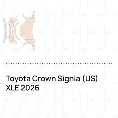 PPF precortado Toyota Crown Signia (US) XLE 2026
