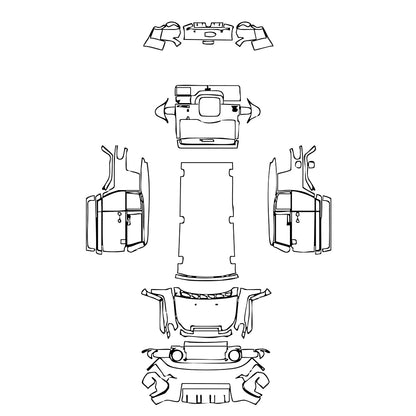 Pre-Cut PPF Toyota FJ Cruiser 2013 - PPF-Kits