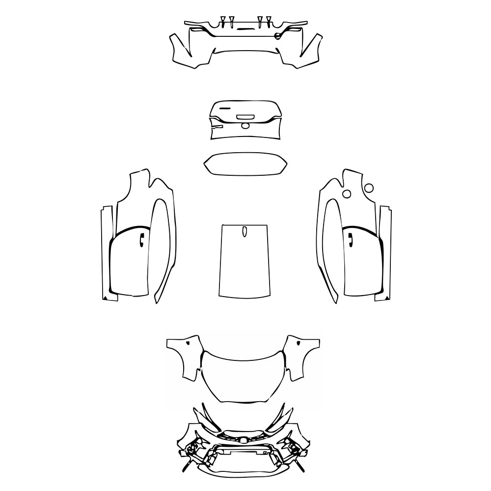 Pre-Cut PPF Toyota GR Yaris 2023 - PPF-Kits