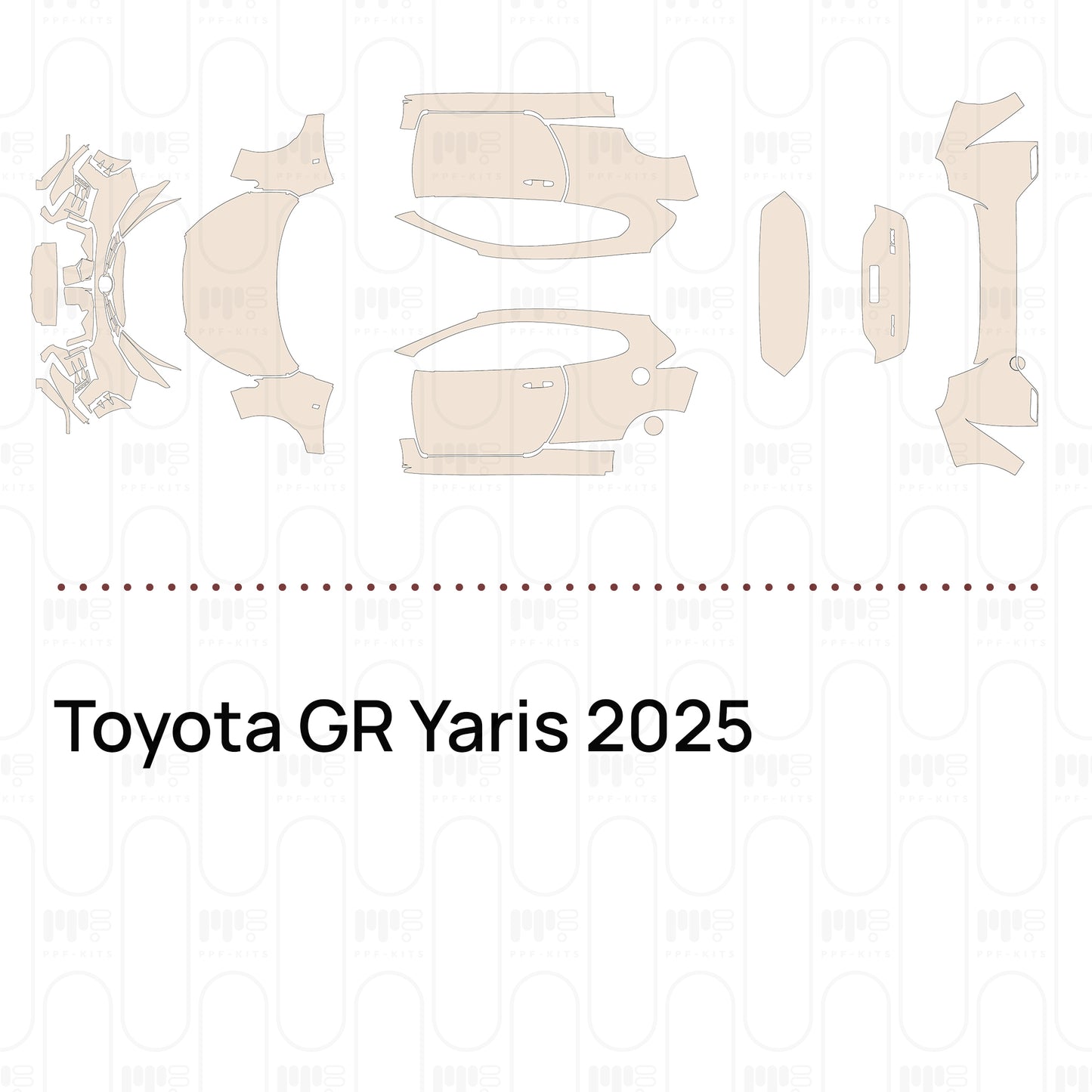 PPF precortado Toyota GR Yaris 2025