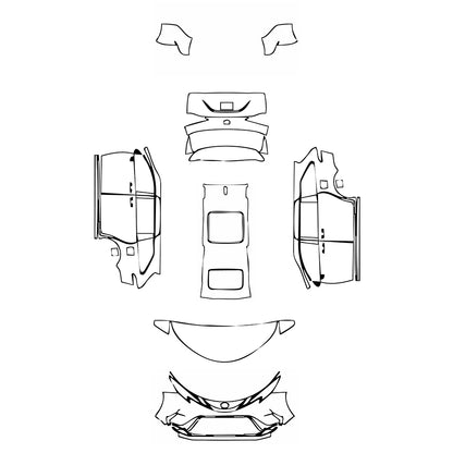 Pre-Cut PPF Toyota Granvia 2023 - PPF-Kits