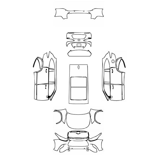 Pre-Cut PPF Toyota Highlander (CN) 2024 - PPF-Kits