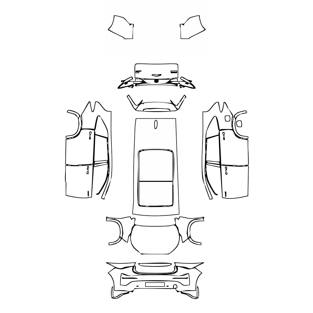 Pre-Cut PPF Toyota Innova HyCross (IN) 2025 - PPF-Kits