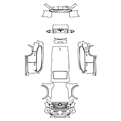 Pre-Cut PPF Toyota Land Cruiser Luxury 2022 - PPF-Kits