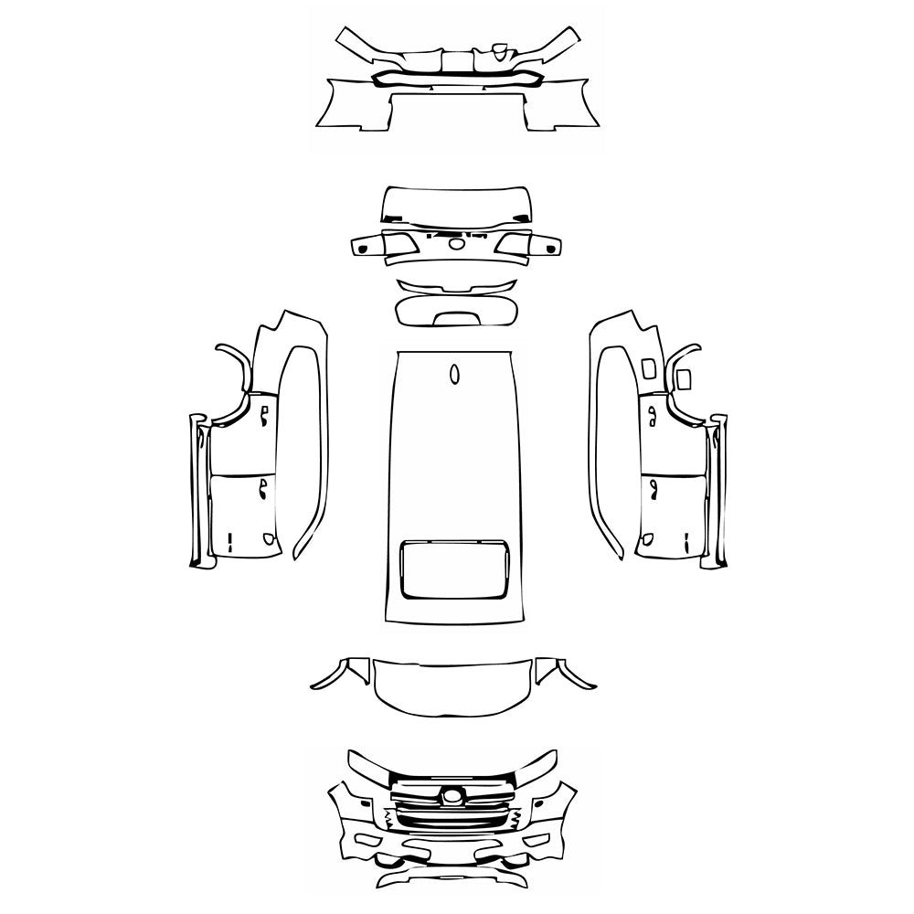 Pre-Cut PPF Toyota Land Cruiser (ME) GXR 2025 - PPF-Kits