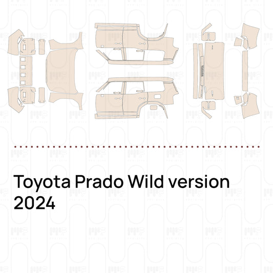PPF precortado Toyota Prado Wild version 2024