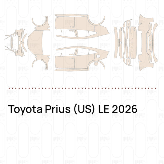 PPF precortado Toyota Prius (US) LE 2026