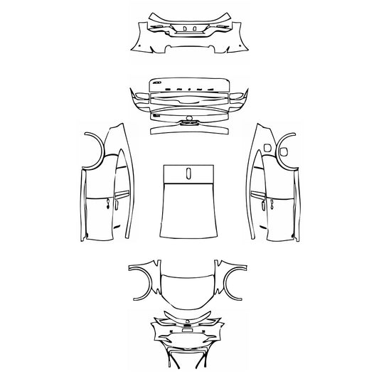 Pre-Cut PPF Toyota Prius (US) Limited 2025 - PPF-Kits