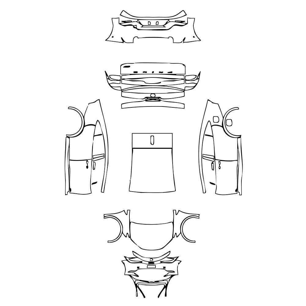 Pre-Cut PPF Toyota Prius (US) XLE 2025 - PPF-Kits