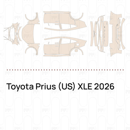 PPF precortado Toyota Prius (US) XLE 2026