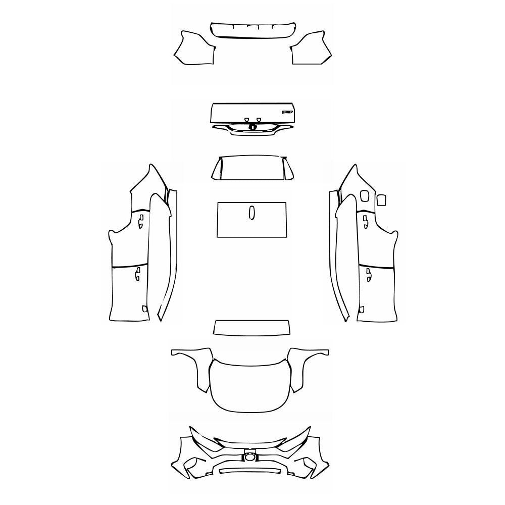 Pre-Cut PPF Toyota RAV4 Base 2020 - PPF-Kits