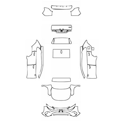 Pre-Cut PPF Toyota RAV4 Base 2021 - PPF-Kits