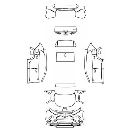 Pre-Cut PPF Toyota RAV4 Prime (US) SE 2021 - PPF-Kits