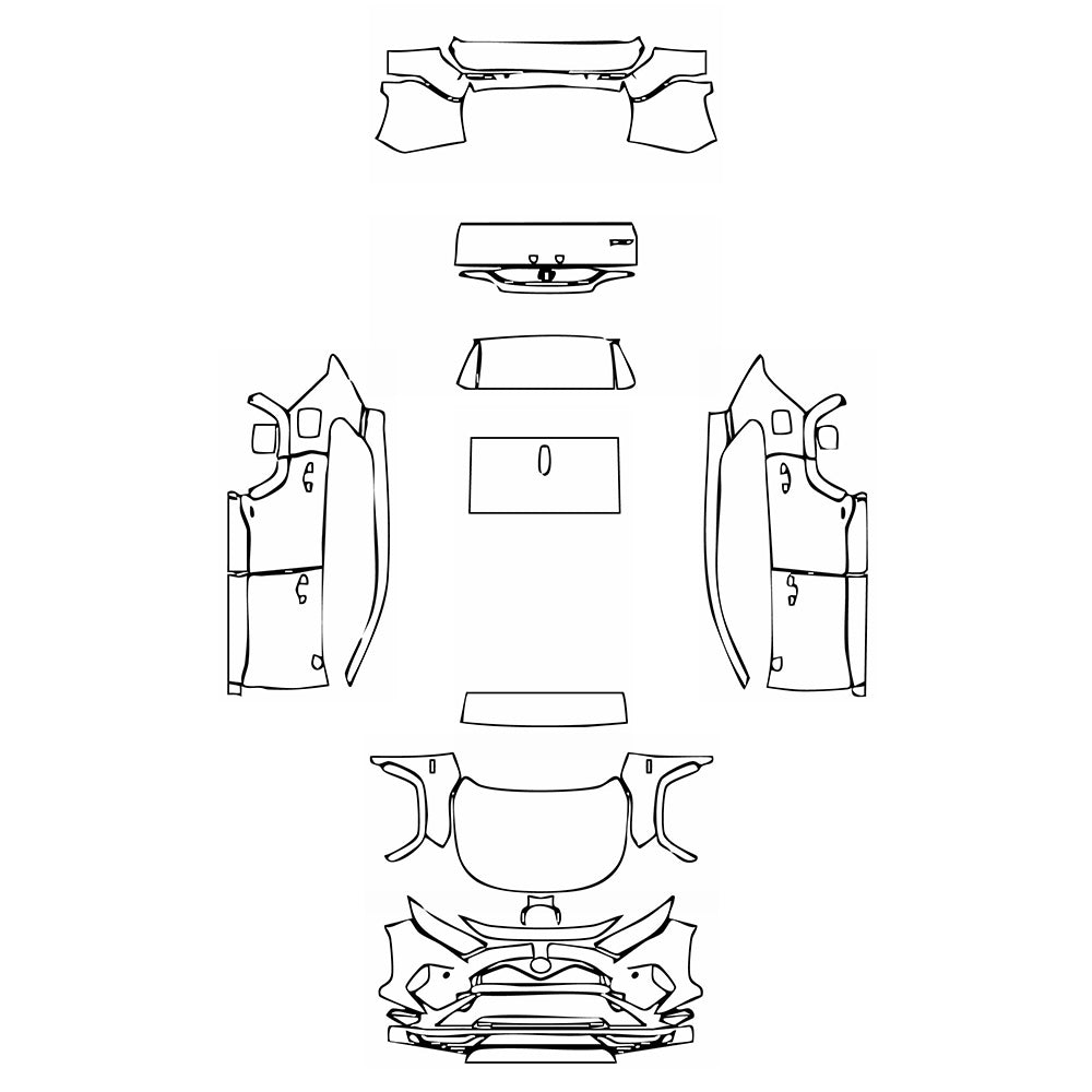 Pre-Cut PPF Toyota RAV4 Prime (US) XSE 2022 - PPF-Kits