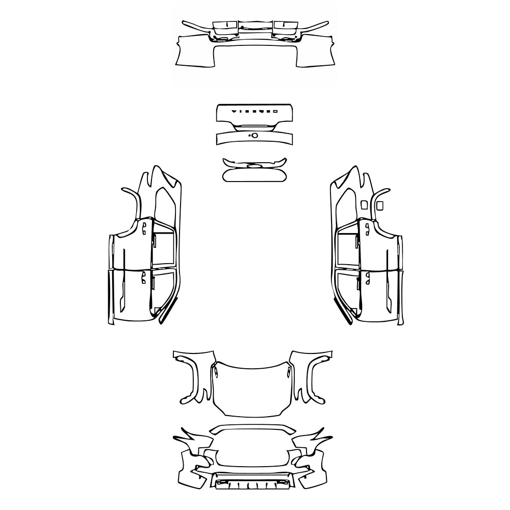 PPF precortado Toyota Sequoia Platinum 2025