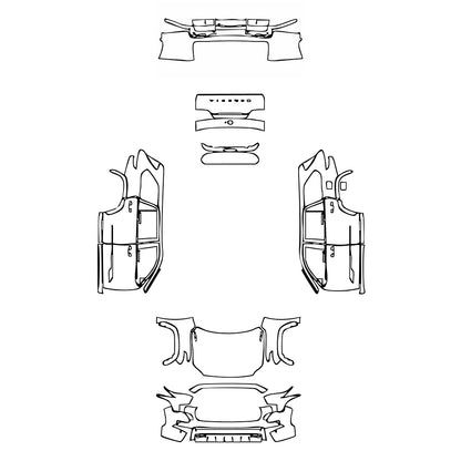 PPF precortado Toyota Sequoia Platinum 2025