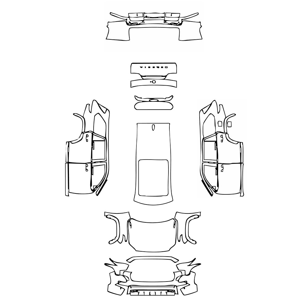 Pre-Cut PPF Toyota Sequoia SR5 2025