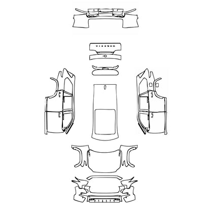 Pre-Cut PPF Toyota Sequoia SR5 2025