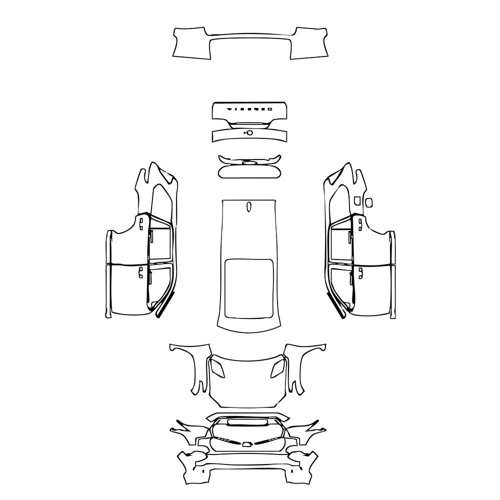Pre-Cut PPF Toyota Sequoia TRD Pro 2025