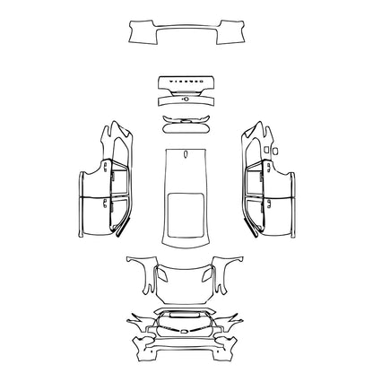 Pre-Cut PPF Toyota Sequoia TRD Pro 2025