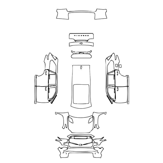 Pre-Cut PPF Toyota Sequoia TRD Pro 2025